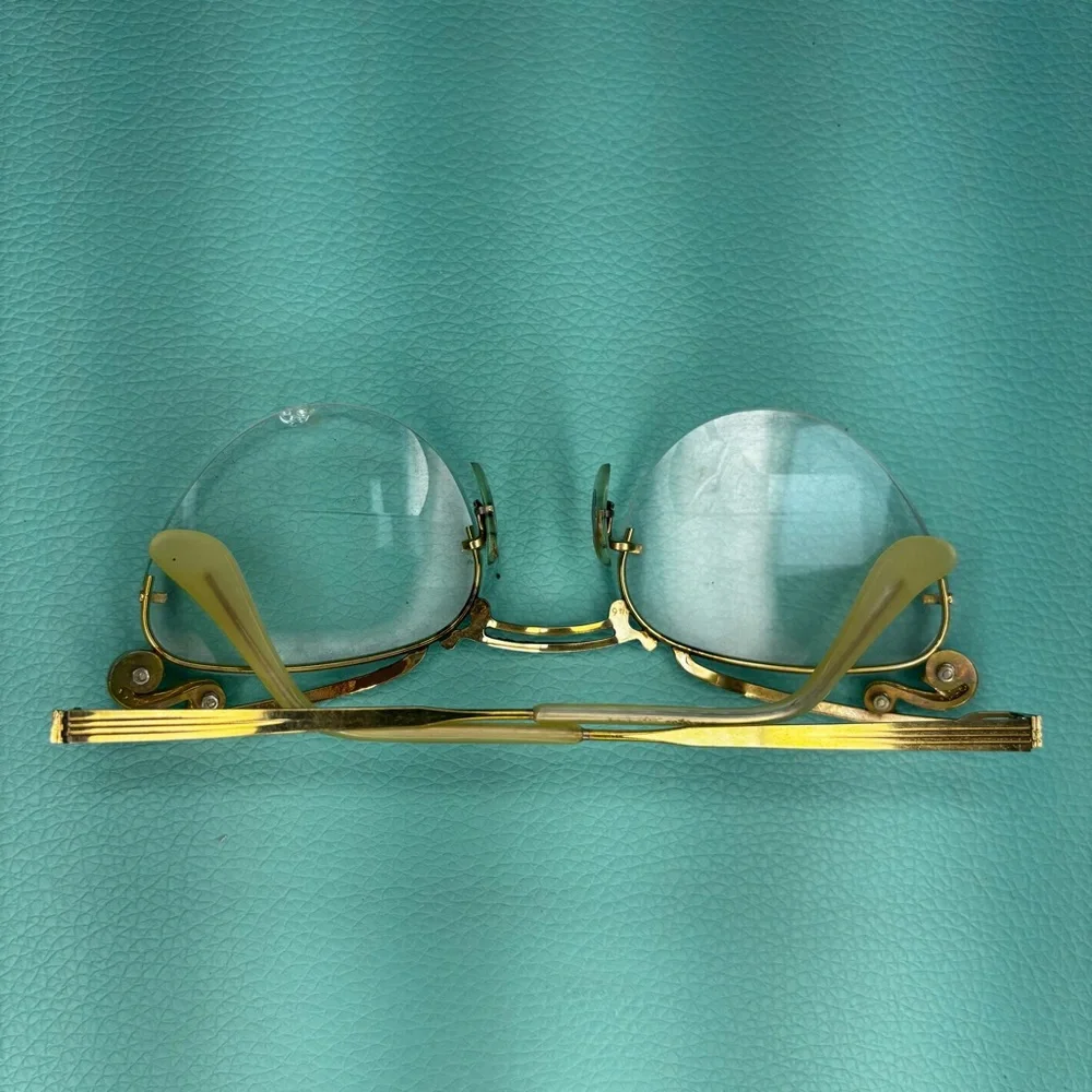 Bausch‎ & Lomb B&L Vintage Spirelle 12K Gold Eye Glasses